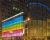 LED Light Panel on a Building